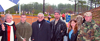 Pfc. Jacob Bowen and family