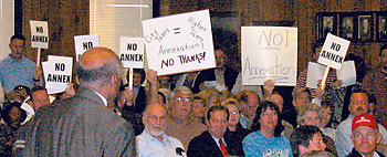 Protest at City Hall