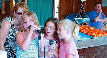 Farmer's Market karaoke