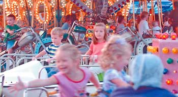 Kids at the fair