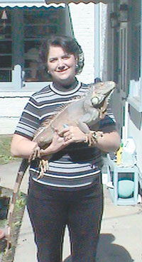 Johnna Nelson of Triangle Iguana Rescue