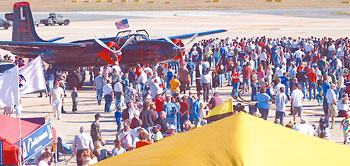 B-25 bomber at Wings over Wayne