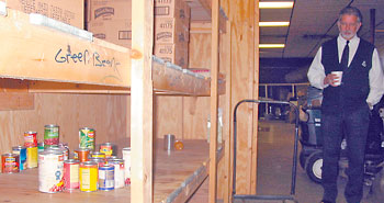 Empty Shelves at Salvation Army