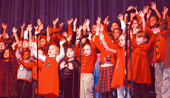 Students from Meadow Lane Elementary