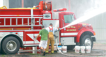 Tri-County Cotton Gin fire