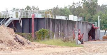 Pikeville's sewer plant construction