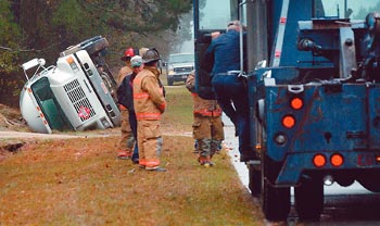 Propane Truck Wreck