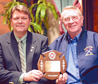 Jack Howell, firefighter of the year