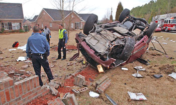 Country Day Road wreck