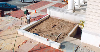 City Hall work continues