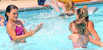 Family YMCA pool in Mount Olive