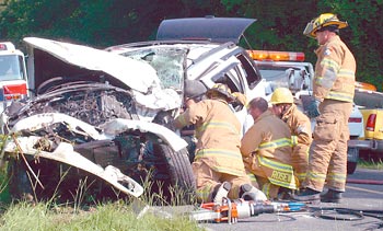 Claridge Nursery Road accident