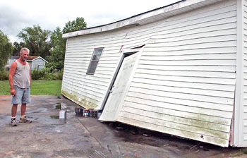 Storm damage