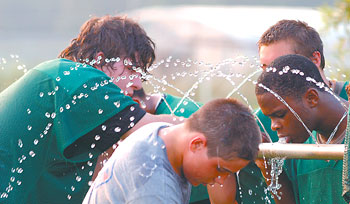 Spring Creek Football Practice