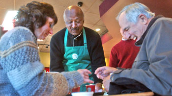 Chief coffee-maker, Mayor Al King