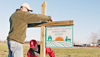 Voluntary Agricultural District Sign