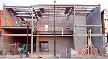 Paramount under construction