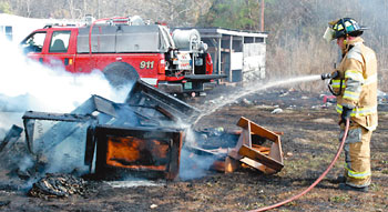 Brush fire