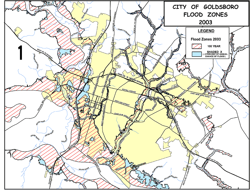 2003 Goldsboro Flood Zones