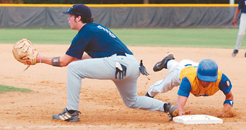 Post 11 men's baseball, Jesse Lancaster and Ross Warren